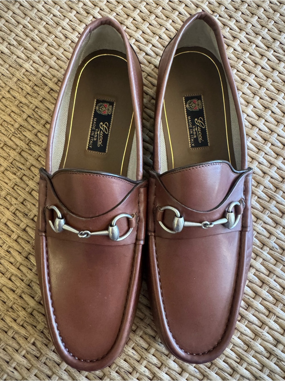 Gucci Men’s Horsebit 1953 Brown Leather Loafers - Size 12 - NWT